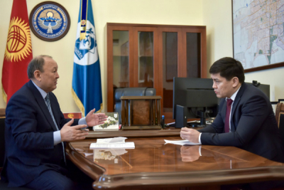 Мэр столицы встретился с председателем Бишкекского городского кенеша