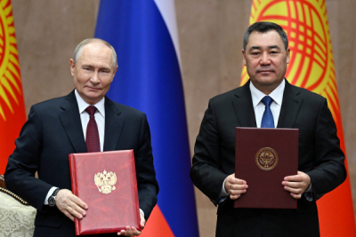 По итогам переговоров Садыра Жапарова и Владимира Путина подписан ряд двусторонних документов