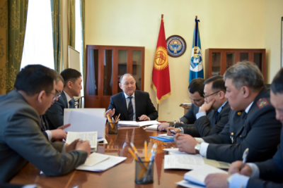 Мэр столицы Эмилбек Абдыкадыров провел первое рабочее совещание