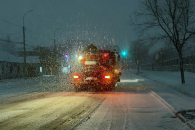 Бишкек проснулся под первым снегом зимы